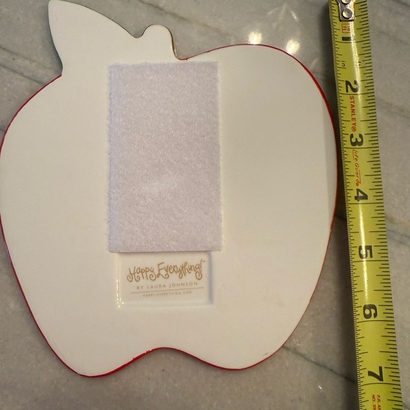 Happy Everything! Big gold red Apple attachment New - Picture 3 of 5